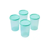 Tupperware Cheerio Quad 1L Mint Color (4 Pieces) Air Tight & BPA Free Container