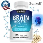 Brain Booster Nootropic Supplement 1000mg Support Focus Energy Memory & Clarity