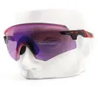 Oakley Encoder OO9471-0136 Shield Sunglasses Matte Black Red Prizm Road w/case