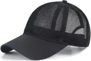 L/XXL Oversize Baseball Mesh Cap,Breathable Running Hat,Adjustable Summer Caps