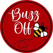Buzz Off BEE Reusable Stencil, 5 Mil Clear Mylar, DIY Sign Stencil, 12" -11196 U