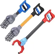 Kisangel 3pcs Robot Hand Grabber Interactive for Lightweight Arm Grabbing Tool Fun Handheld Grabbing Mechanism Promotes Hand Eye Coordination and Fine Motor Skills