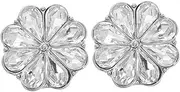 [Yardenfun] 1 Pair Cufflinks Decoration Retro Decor Cuff Links Clothes Jewelry Suit Cufflinks for Women Shirt Sleeve Embellishwoment Buttons for Sweaters for Women Silver Alloy