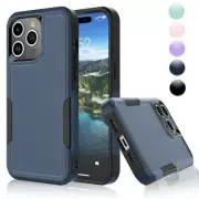 Funda Para De Iphone 15 Pro Max Case Cover protector Teléfono Mate Dark Blue