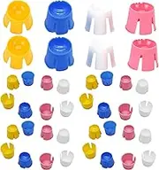 100PCS Plastic Dappen Dish Upgraded - Dental Disposable Mixing Bowl,Small Plaster Cup Container For Dental Nails Acrylic Tattoo