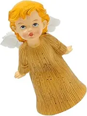 Gogogmee Angel Statue Resin Outdoor Garden Decor Angel for Home Countertop Shelf Nightstand