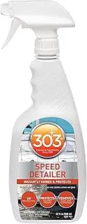 303® Marine Speed Detailer - Instantly Shines and Protects - UV Protection - Protects Against Fading - Removes Dust, Dirt, and Smudges (30205M) 946 ml