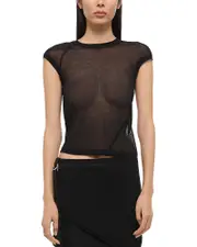 Helmut Lang Twisted Crop Tee