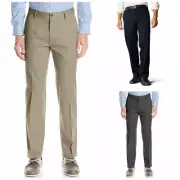 Dockers Men Standard Fit Signature Flat Front Khaki Pant Khaki Size W 38 L 34