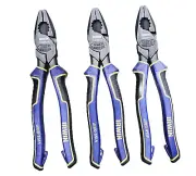 Irwin Vise-Grip 1902414 8'' High Leverage Linemans Pliers 3pk