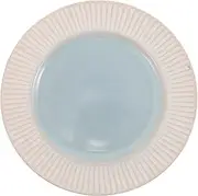 TEHAUX Simple Ceramic Steak Plate for Creative Food Presentation Round Serving Platter for Home and Restaurant Decor Minimalist Round Dinner Plate