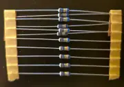 11pcs 6.34k ohm 1/4W 1% Metal Film Precision Axial Resistors ~ NEW ~