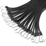 20 Pack 31'' Adjustable Rubber Tarp Straps Epdm Bungee Cords With Hooks Ideal Fo
