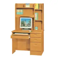 在飛比找momo購物網優惠-【MUNA 家居】赤陽色3.5尺電腦書桌/全組(桌子 書桌 