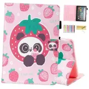 for Fire HD 8/Fire HD 8 Plus Case 12th/10th Generation 8" #01 Strawberry Fairy