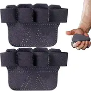 Pull Up Grips - Lifting Wrist Strap, 20cm Hand Grips for Gymnastics Bars - 4 Finger Design with Mesh Lining for Strong Grip & Comfort, Ideal for Pull-Ups, Weightlifting & Intense Gym Workouts