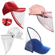 Baseball Cap Protective Hat Full Face Mask Shield