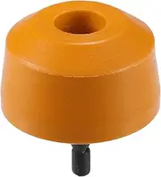 X AUTOHAUX 1pcs 1.97 Inch Rear Suspension Bump Stop Strut Bumper Bump Stop for Volkswagen Caddy 2014-2015 No.2K0511155A Rubber Yellow