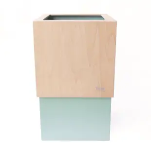 【yamato japan】純手工木製 WCUBE北歐風小型垃圾桶10L