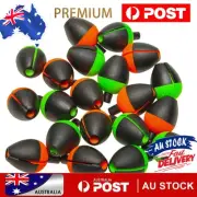 10Pcs Compact Pike Floats Adjustable Fishing Floats Bobbers for Bass Trout Pike