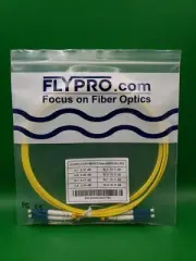 Flypro OS2 LCU-LCU SM DX 2M LSZH Fiber Optic Patch Cables - Lot Of 10