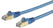 StarTech.com 6ASPAT7MBL Cat6a Ethernet Cable with Snagless RJ45 Connectors, Blue, 7 Meter