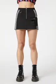 Radioactive Raver Cargo Skirt