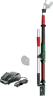 [Bosch] 18V Cordless Pruner With 2.5ah Battery and Fast Charger, Extension Pole Included, Cutting of Branches Up to 45mm (AdvancedPrune 18V-45)