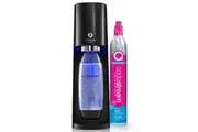 Sodastream E-Terra Starter Pack Soft Fizzy Drink Sparkling Electric Maker Soda Stream Black