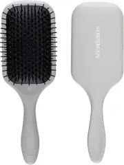 (Arctic Grey) Large Paddle Cushion Hair Brush for Blow Drying & Detangling - Com