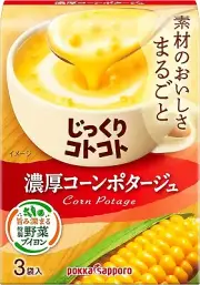 Pokka Sapporo Cup Soup Corn Potage Soup 3cups × 5 boxes