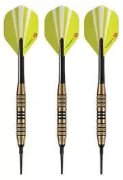 Target Game Play Sport Grip Soft Tip Darts - 18 Grams - Slim Tri Pack Case - C