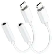 USB C to 3.5mm Audio Headphone Adapter, Type C to Headphone Jack Adapter, Aux...