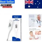 Versatile Waterproof Digital Thermometer with Large LCD - For Infants & Adults