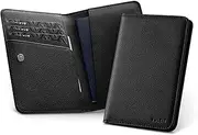 [VULKIT] Passport Holder RFID Blocking with Magnetic Closure Travel Wallet Passport Book Cover Boarding Pass Holder Travel Essentials