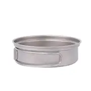 350ml 1-2 People Titanium Frying Pot Pan Outdoor Portable Cookware Camping Picnic TA8333 MODEL