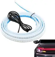 YRTUOP Daytime Running Lights for Car - Decorative Led Strip Lights | Bright Engine Cover Decoration, Waterproof Turn Signal Tool for Outdoor