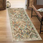 2x12 Rug - Machine Washable Runner Rug with Non-Slip Backing, Ideal for Hallw...