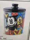 Disney Cookie Jar by Britto Canisters Mickey Mouse and Pluto NEW IN BOX