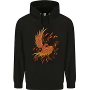 A Pheonix Rising From the Ashes Childrens Kids Hoodie