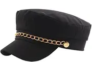 [Generic] Men's Fisherman Sailor Fiddler Driver Hat Flat Cap