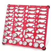 Thread Checker, 55 Bolt Size and Thread Gauge, Bolt Thread Identifier 20 Stan...