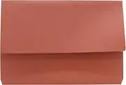 Legal Filing - Ref 713703 1/2 Flap Document Wallet, Box of 50, Made from 250gsm Strong Medium Weight Recycled Manilla, Holds A4 & Foolscap Documents, 35 x 24 cm, Pink