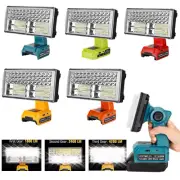 4200LM Cordless LED Work Light Flashlights 40w Floodlight for Dewalt 20v Battery