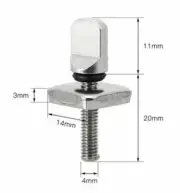 Fin screw and Plate, Smart bolt surfboard, paddle board, longboard,free delivery