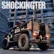 1:32 Scale SWAT Armored Police Car Model Toy Metal Diecast Pull Back Shock...