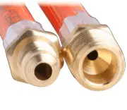 LPG NATURAL GAS HOSE 6mm PVC 5/16'' SAE MF x 3/8'' SAE FF 6HCC0300 300mm