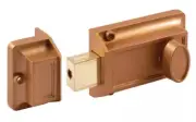 New Old Stock Rim Deadlock Single Cylinder #8005 MAG Security Lock as pictured
