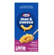 Kraft Three Cheese Macaroni and Cheese Dinner 7.25 oz Box