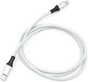 INONE Nylon USB C to Lightning Cable, USB C iPhone Charger Cable MFi Certified USB C iPhone Charger Cord Fast Charging for iPhone 14 13 Mini Pro Max 12 Mini Pro Max 11 X XS XR 8 Plus iPad (2M Silver)